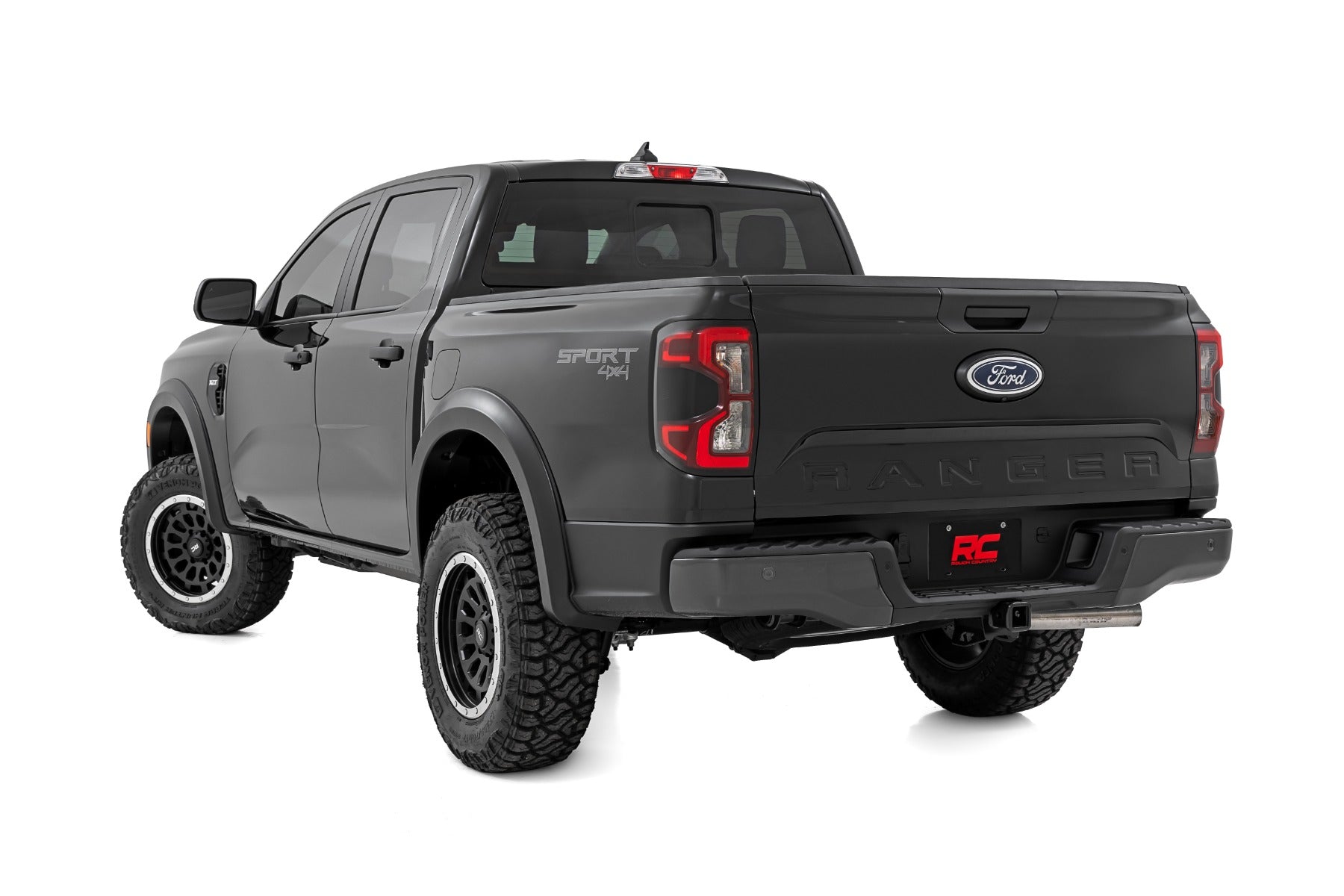 Sport Fender Flares | G1 Absolute Black | Ford Ranger 2WD/4WD (2024-2026)