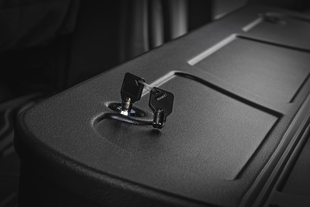 Under Seat Storage with Locking Lid | Ford F-150/F-250/F-350/Raptor (2015-2025)