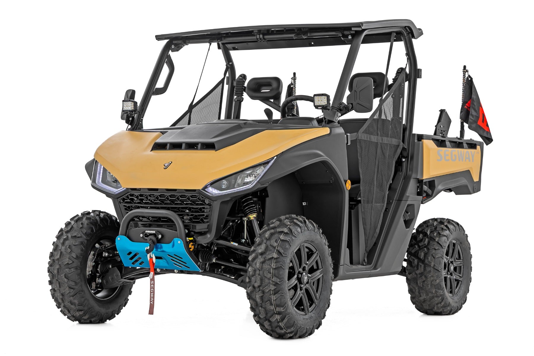 Whip Mount | 4' Multl-Color LED Whip Pair | Can-AM Defender/Segway