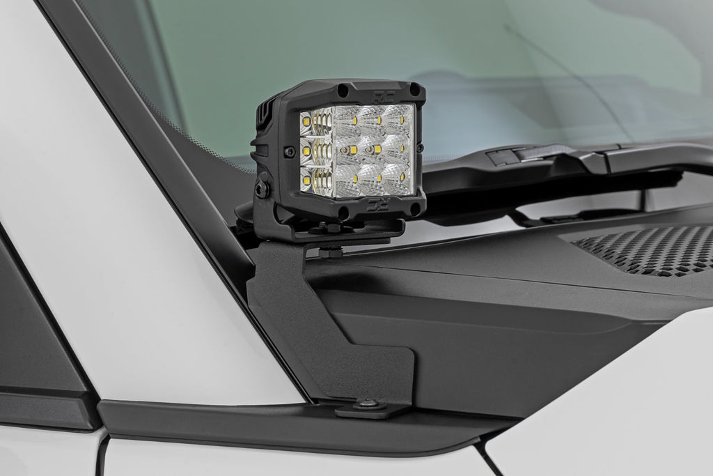 LED Light Kit | Ditch Mount | 2" Black Pair | Amber DRL | Toyota Land Cruiser (24-26)