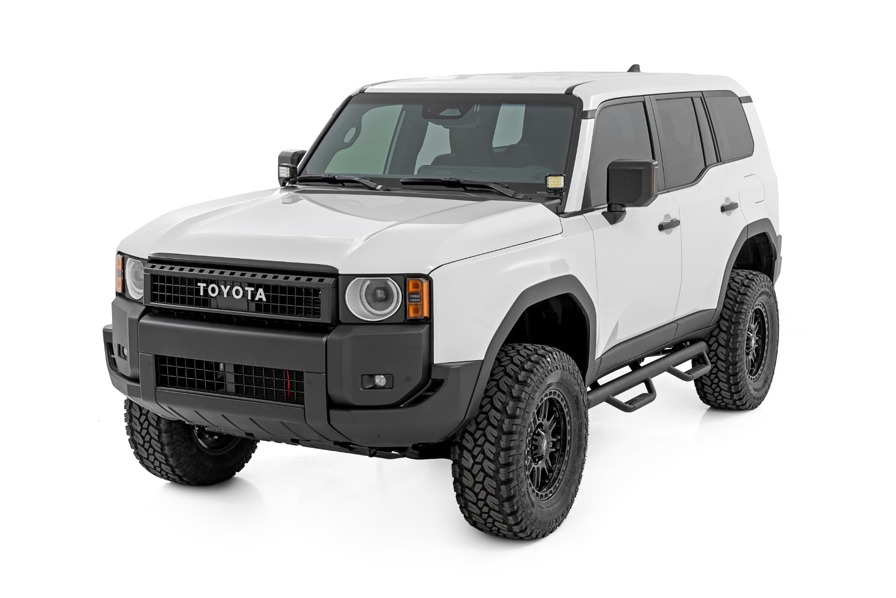 LED Light Kit | Ditch Mount | 2" Black Pair | White DRL | Toyota Land Cruiser (24-26)