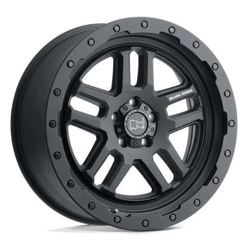 Black Rhino Hard Alloys BR BARSTOW 20X9.5 6X139 +0 112 TXT M-BLK