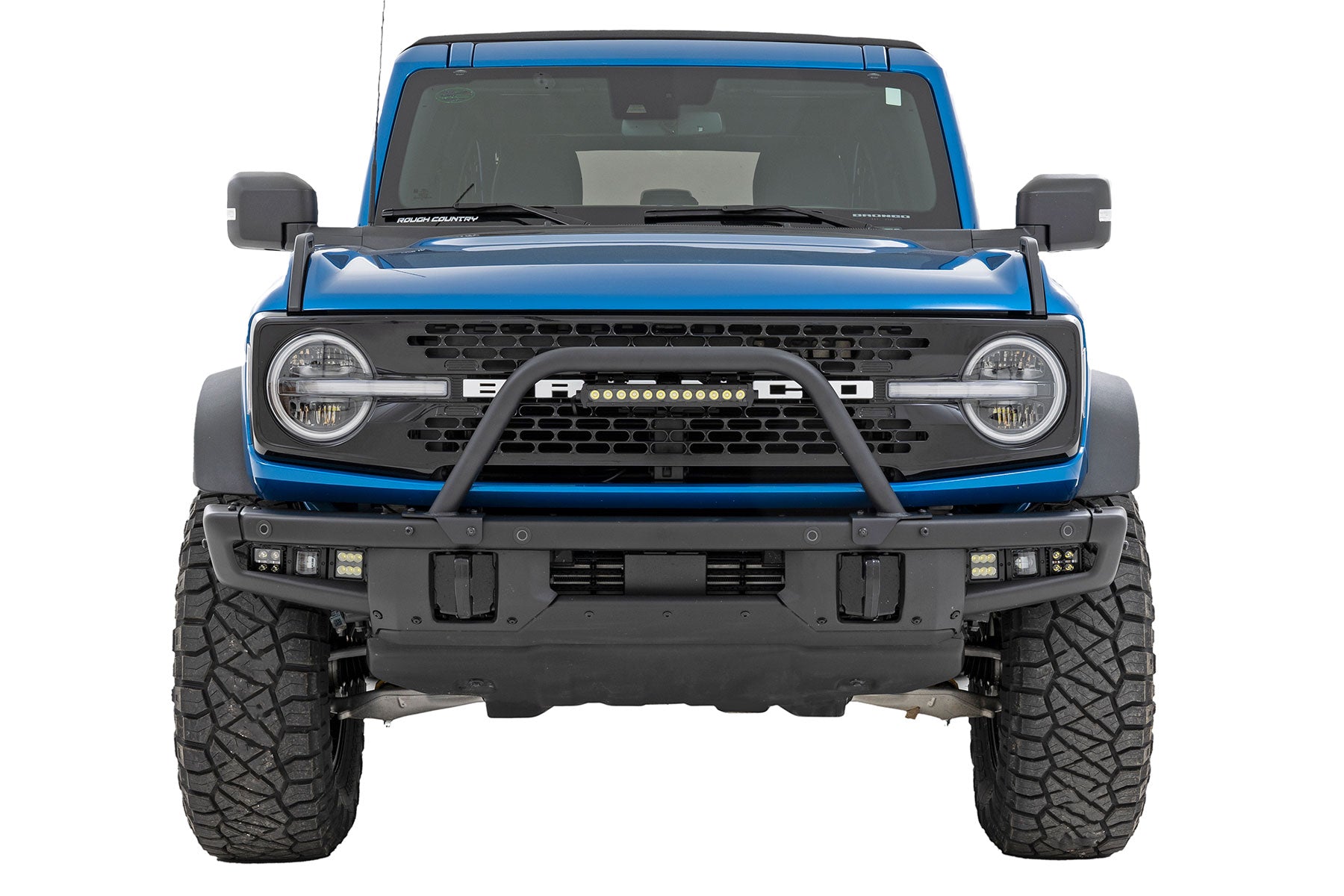 Safari Bar | 12" LED Light Bar | Black | DRL | Single Row | OE Modular Steel | Ford Bronco (21-26)