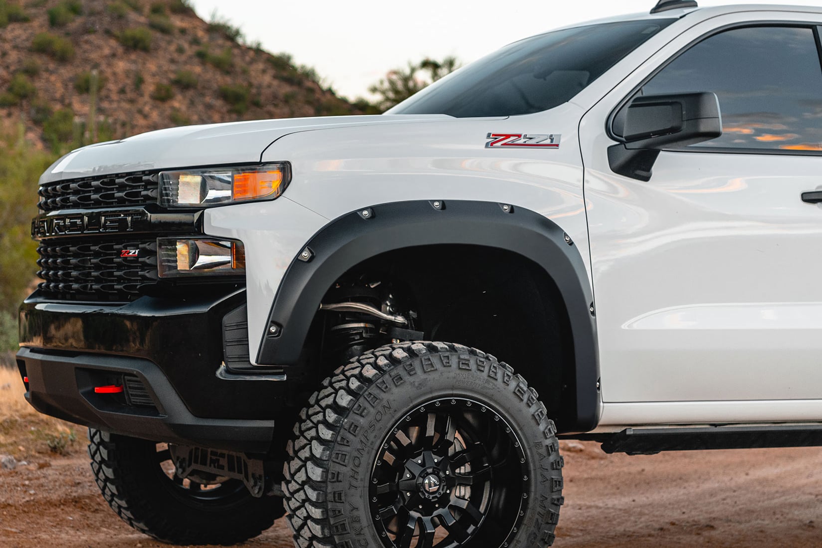 Pocket Fender Flares | G6M Dark Ash | Chevy Silverado 1500 2WD/4WD (22-26)