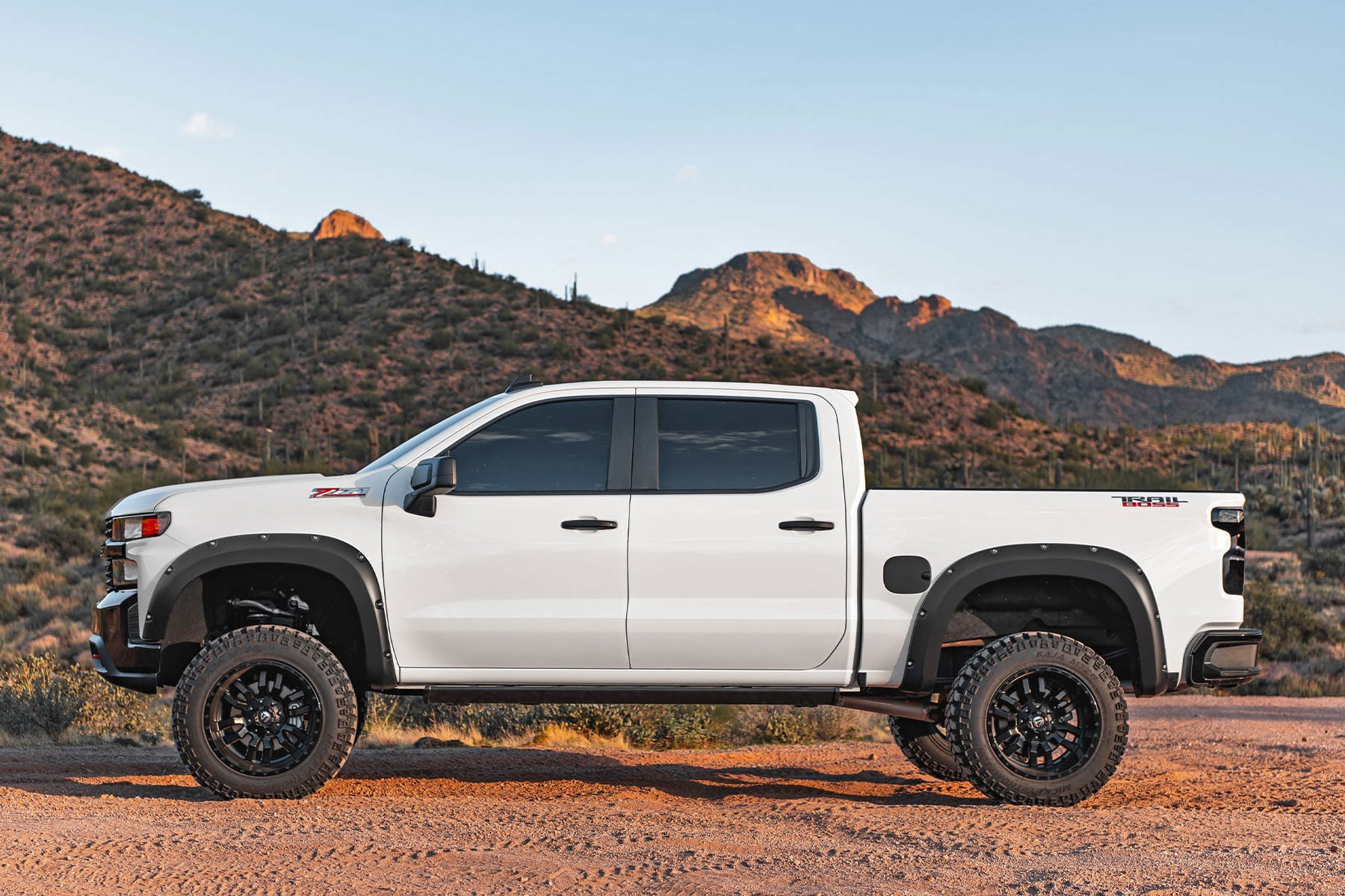 Pocket Fender Flares | GLT Glacier Blue | Chevy Silverado 1500 2WD/4WD (22-26)