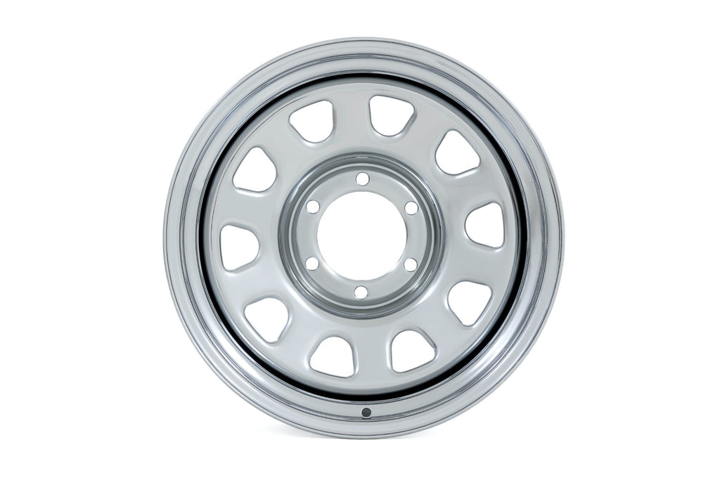 Steel Wheel | Chrome | 16x8 | 6x5.5 | 4.25 Bore | -12