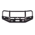 DOBINSONS BLACK DELUXE BULL BAR FOR TOYOTA LAND CRUISER 200 SERIES 2016+ – (WITH HALOGEN FOG LIGHTS INCLUDED)  – BU59-5545