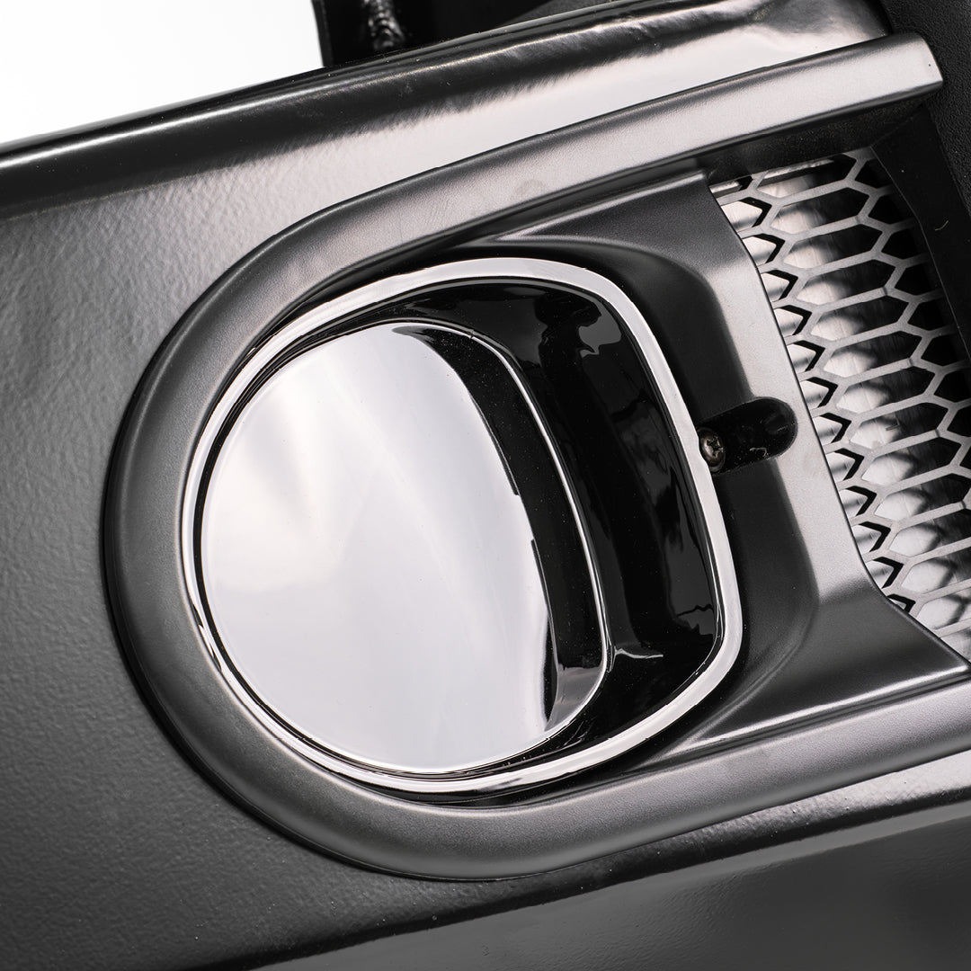 DOBINSONS BULL BAR BLACK DELUXE PRADO 150 3RD GEN 2018+ (WITH HALOGEN FOG LIGHTS INCLUDED) – BU59-5549