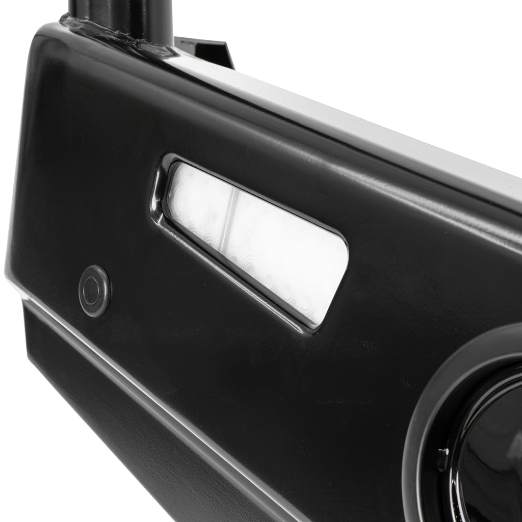 DOBINSONS BLACK DELUXE BULL BAR FOR TOYOTA LAND CRUISER 200 SERIES 2016+ – (WITH HALOGEN FOG LIGHTS INCLUDED)  – BU59-5545