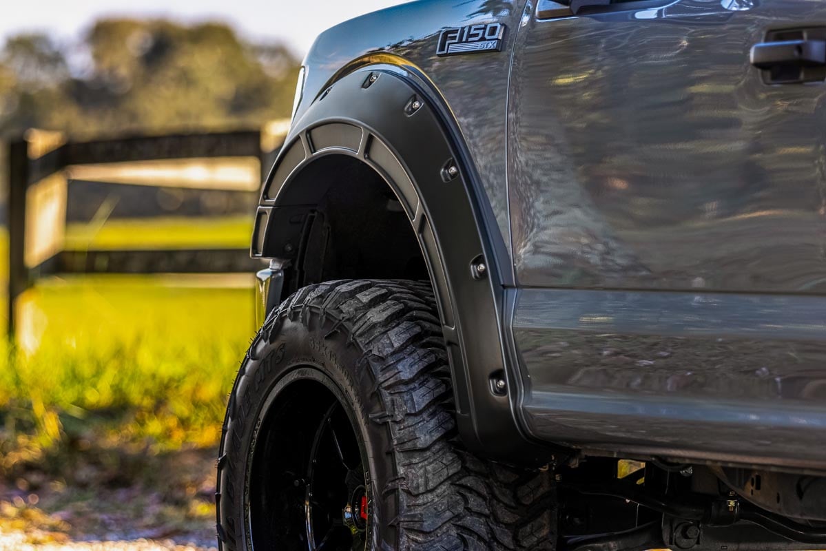 Defender Fender Flares | M7 Carbonized Gray | Ford F-150 2WD/4WD (15-20)