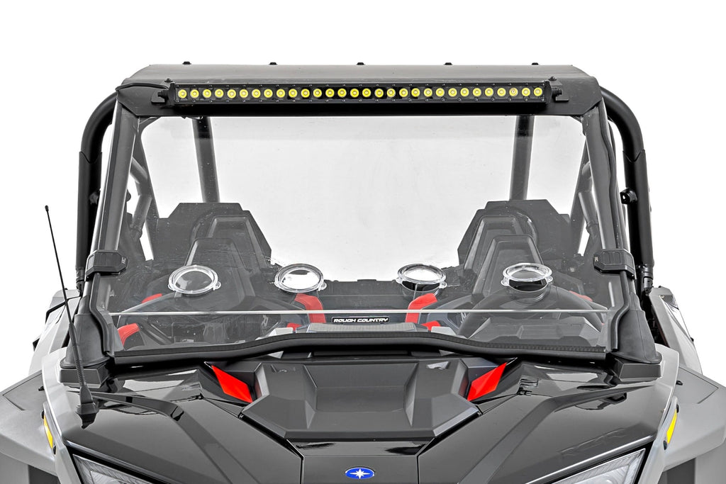 30" Single Row Light Mount | Front | Black Series | Polaris RZR Turbo R