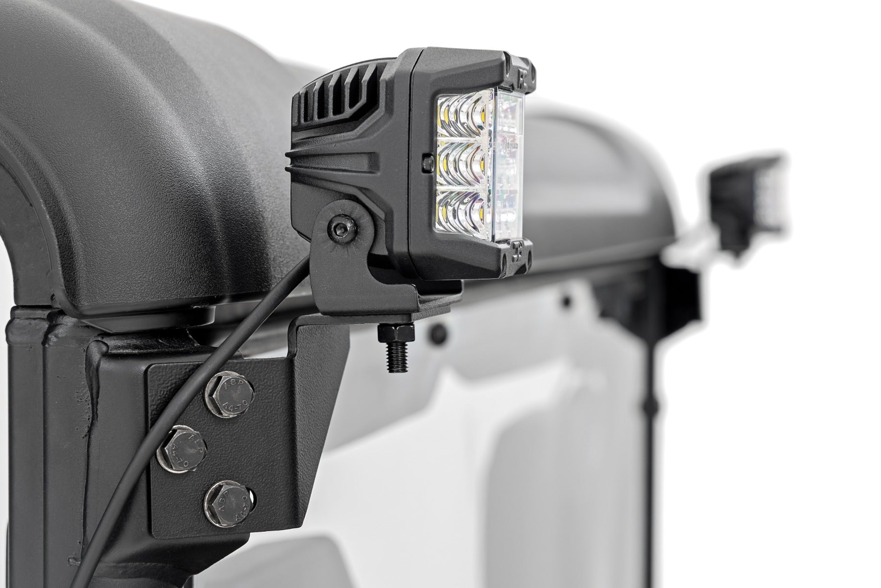 LED Light Kit | Rear Mount | 2" Black Pair | Amber DRL | CFMOTO UFORCE U10 Pro