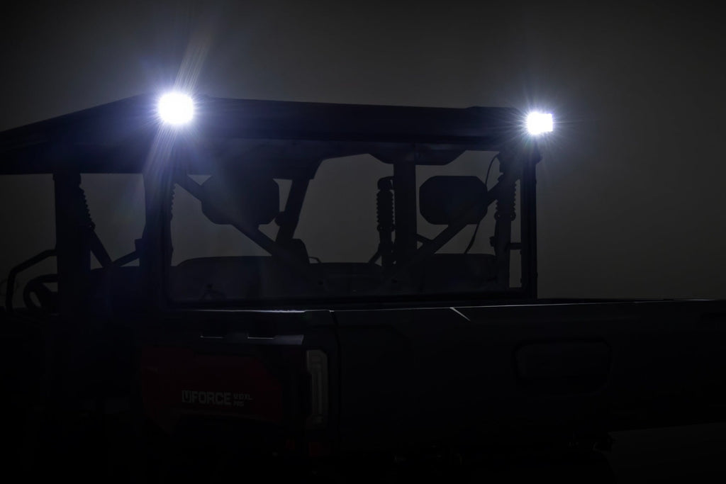 LED Light Kit | Rear Mount | 3" Chrome Pair | Wide Angle | CFMOTO UFORCE U10 Pro