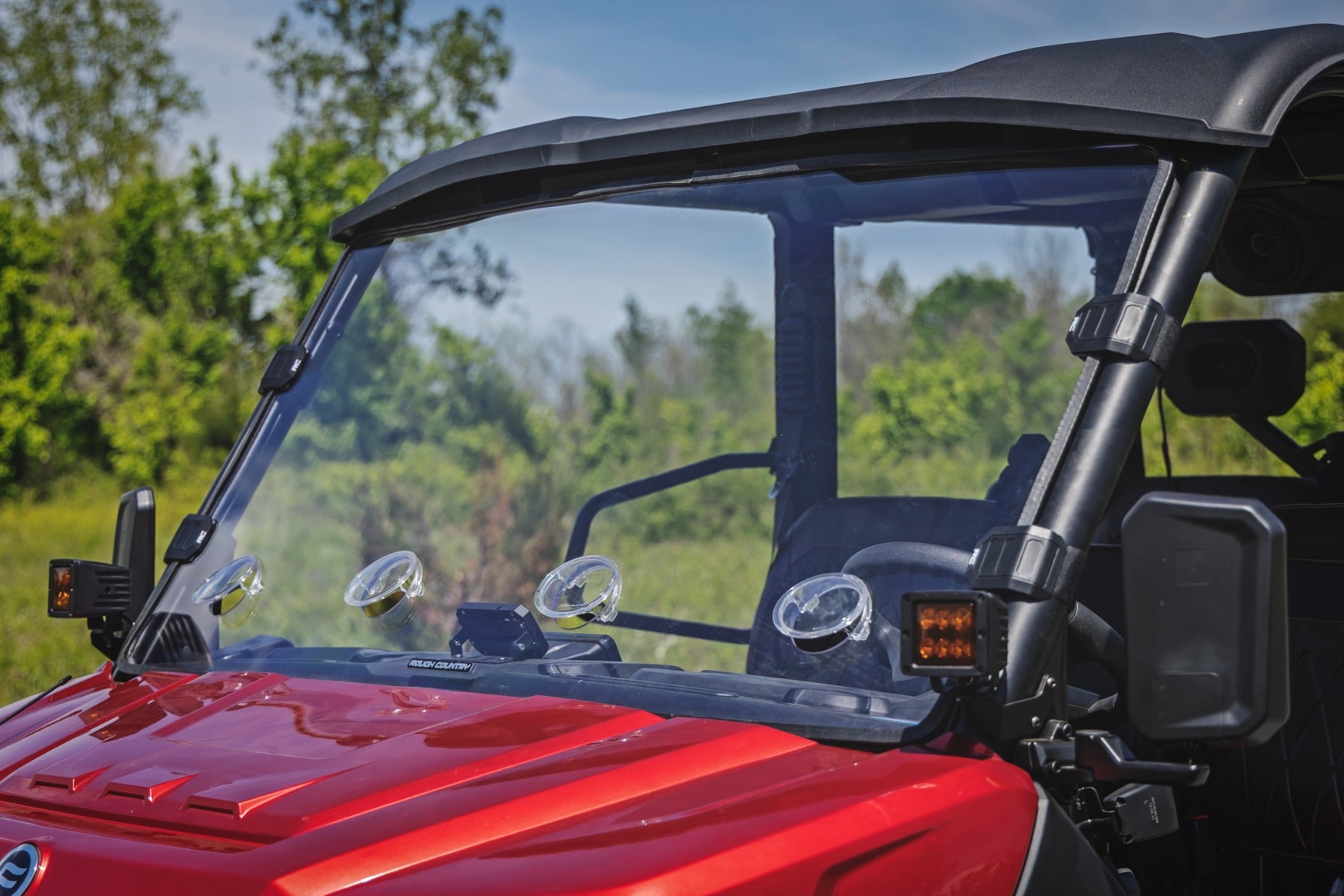 Vented Full Windshield | Scratch Resistant | CFMOTO UFORCE U10 Pro