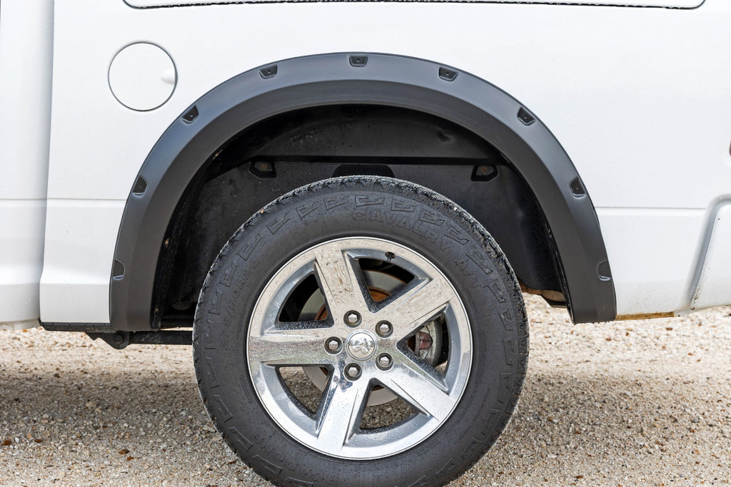 Pocket Fender Flares | PSC Billet Silver | Ram 1500 2WD/4WD (2009-2018 & Classic)