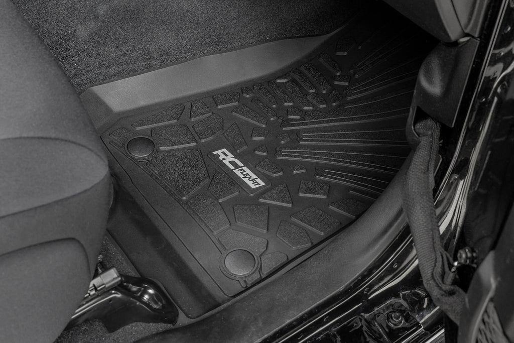 Flex Fit Floor Mats | FR | 2 Door | Jeep Wrangler JL 4WD (2018-2026)