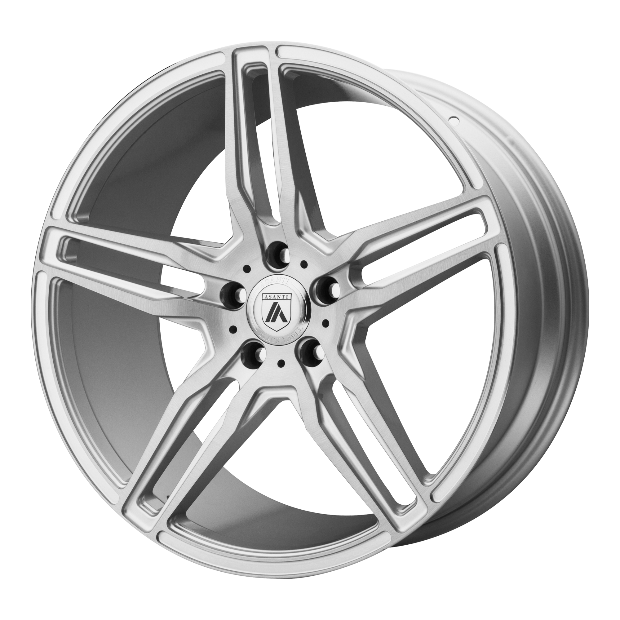 ABL12 22X10.5 5X115 BRUSH SLV 25M 72CB | Asanti Black