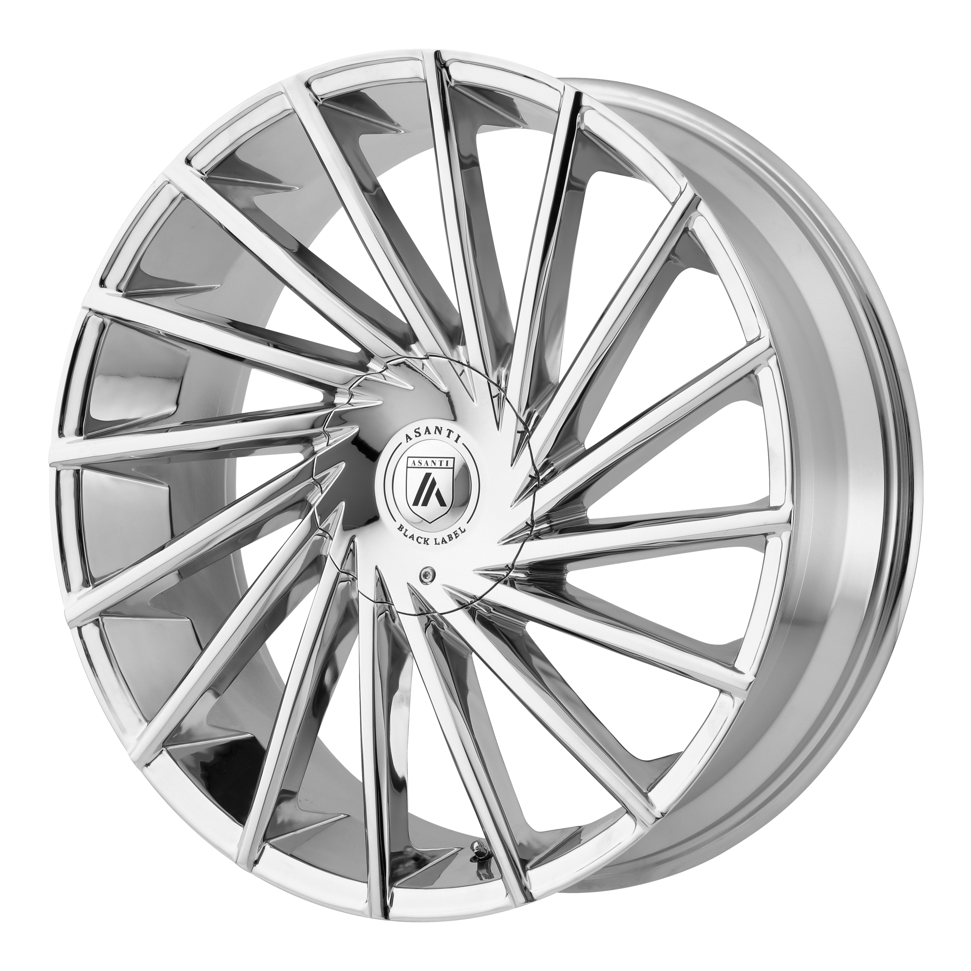 ABL18 24X9 6X135/5.5 CHROME 15MM | Asanti Black