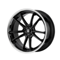 ABL23 20X9 5X112 G-BLK CHR LIP 35MM | Asanti Black