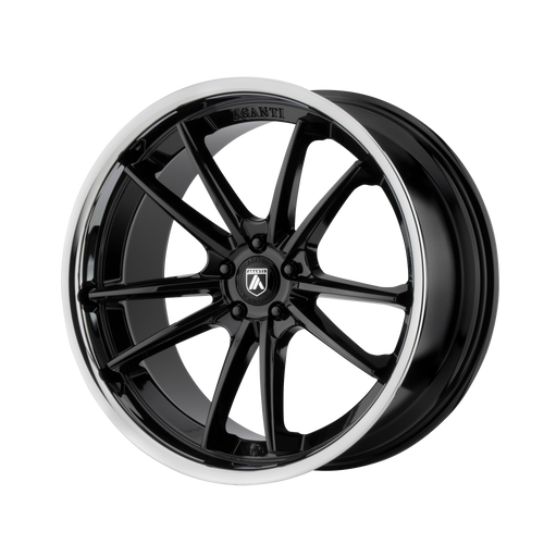 ABL23 20X9 5X4.5 G-BLK CHR LIP 35MM | Asanti Black