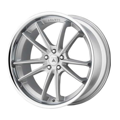 ABL23 20X10.5 5X120 BRSH SLV CHR LP 38MM | Asanti Black