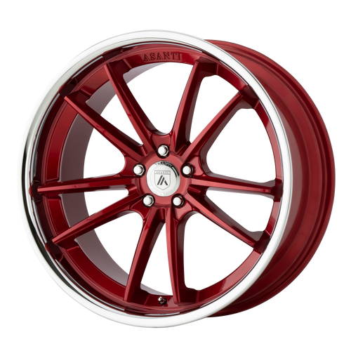ABL23 20X10.5 5X4.5 CANDY RD CHR LP 38MM | Asanti Black