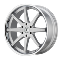 ABL32 22X9.5 6X5.5 BRUSH SLV CHR LP 30MM | Asanti Black
