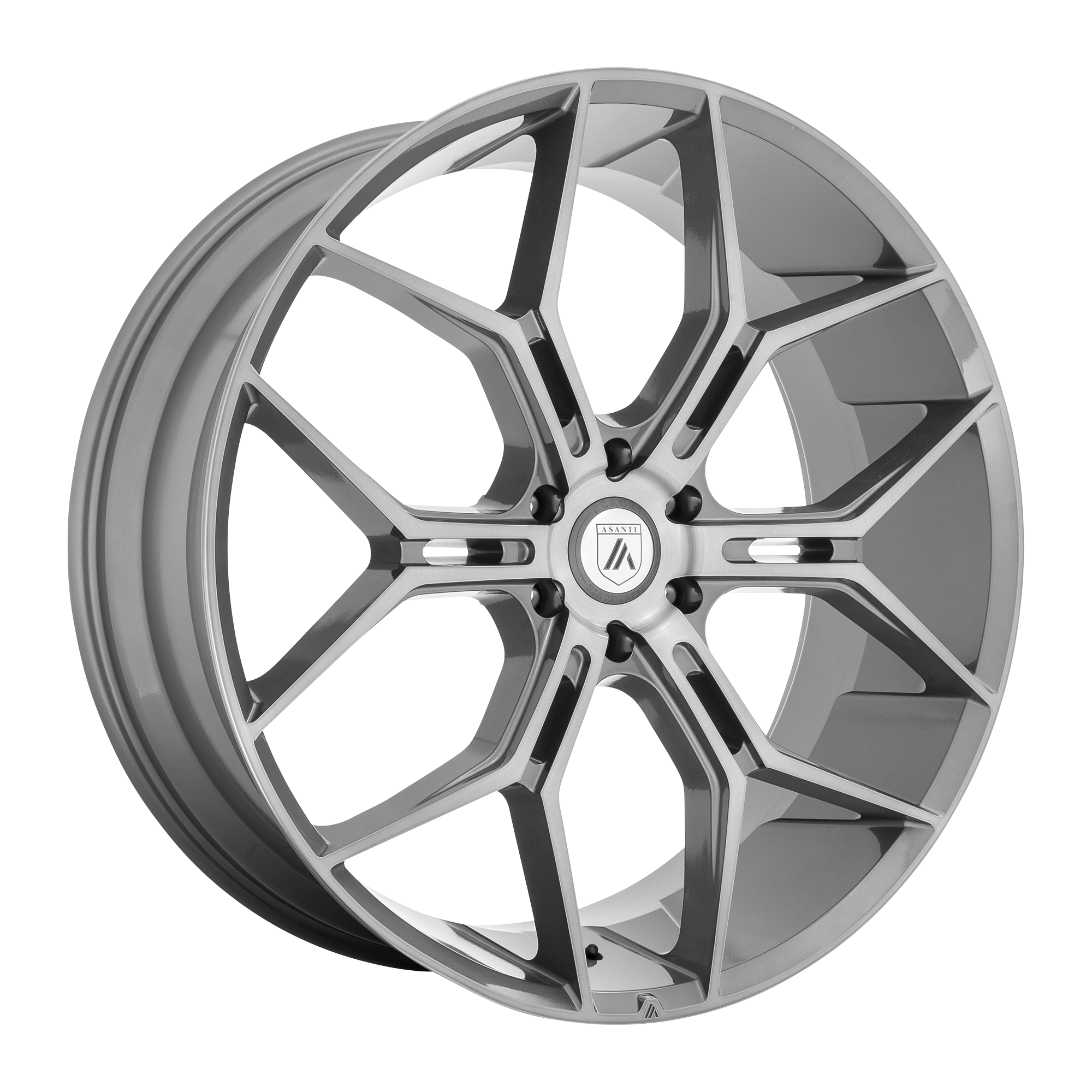 Asanti Black ABL38 22X9.5 6X5.5 TITAN BRUSH 20MM