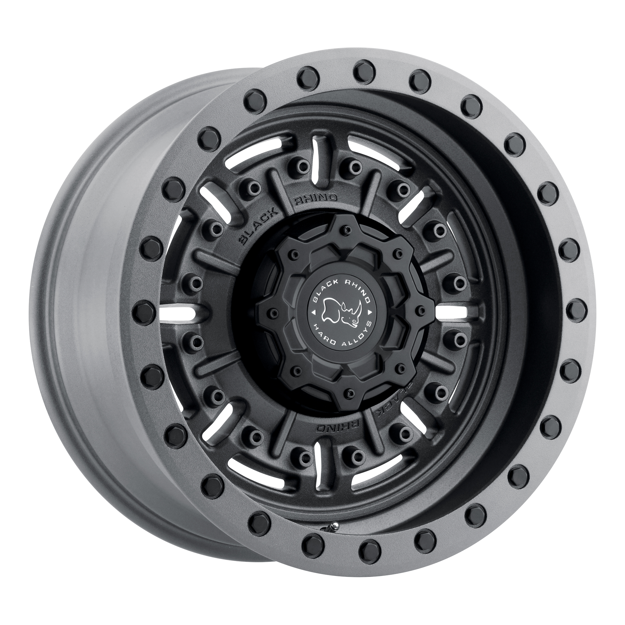 Black Rhino Hard Alloys BR ABRAMS 17X8.5 6X139 -18 112 TXT M-GM
