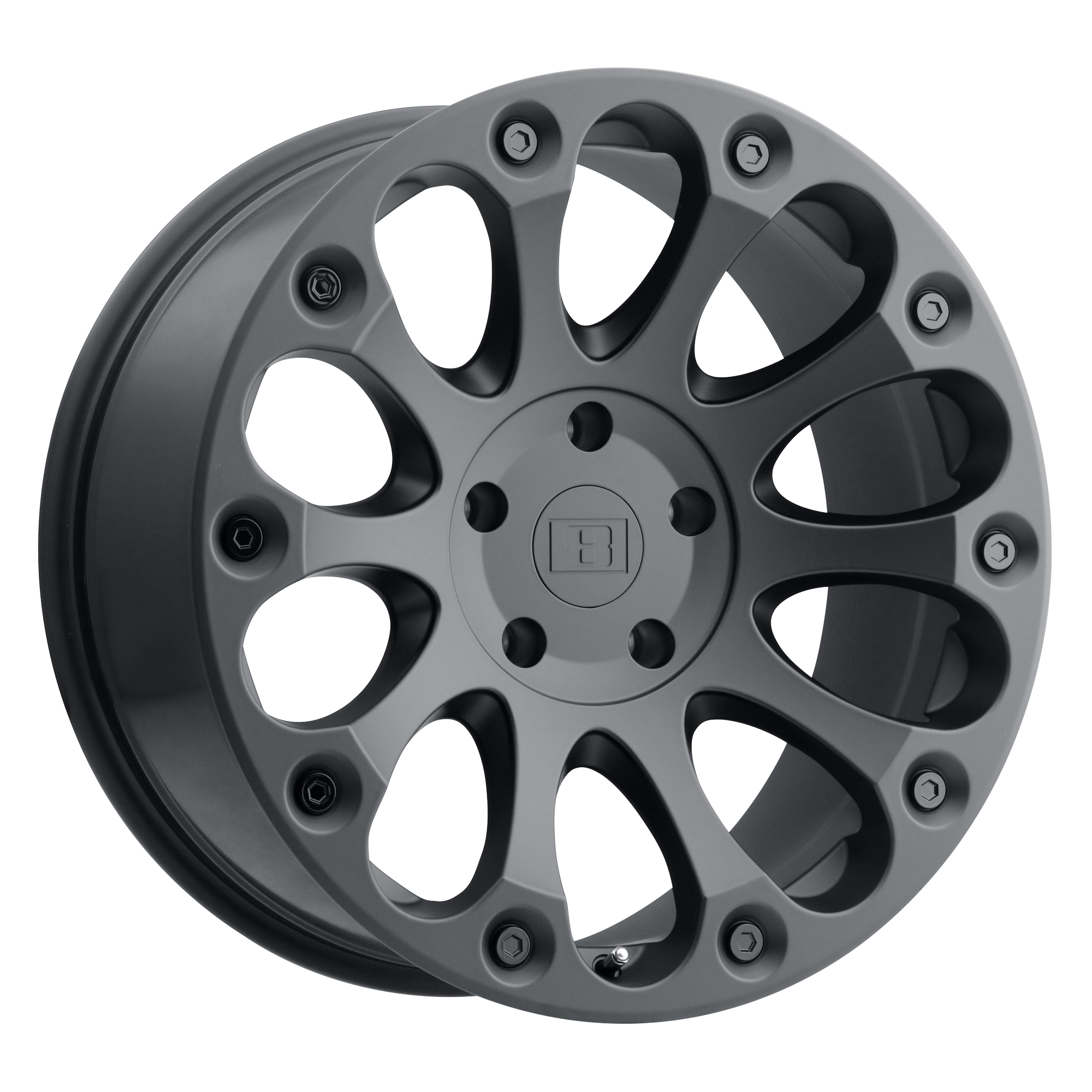 LE IMPACT 16X8.5 6X132 +12 74.5 M-BLK | Level 8