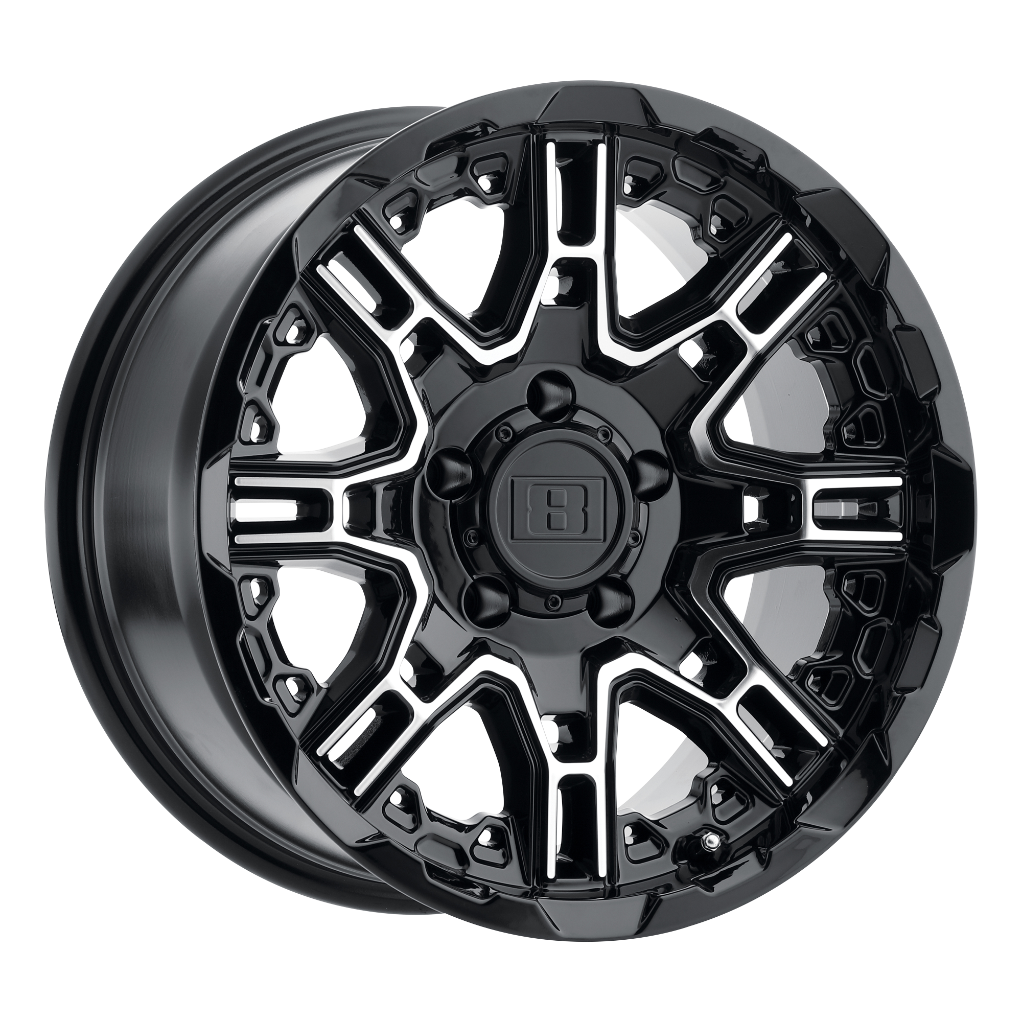Level 8 LE SLIN 22X11.5 5X127 -44 71 G-BK MC