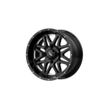 VIBE UTV 14X7 4X156 MILLED G-BLACK 00MM | MSA Offroad Wheels