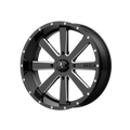 FLASH UTV 22X7 4X137 G-BLK MILL 00MM | MSA Offroad Wheels