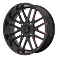 BANDIT UTV 22X7 4X137 G-BLK MILL RTCC 00 | MSA Offroad Wheels