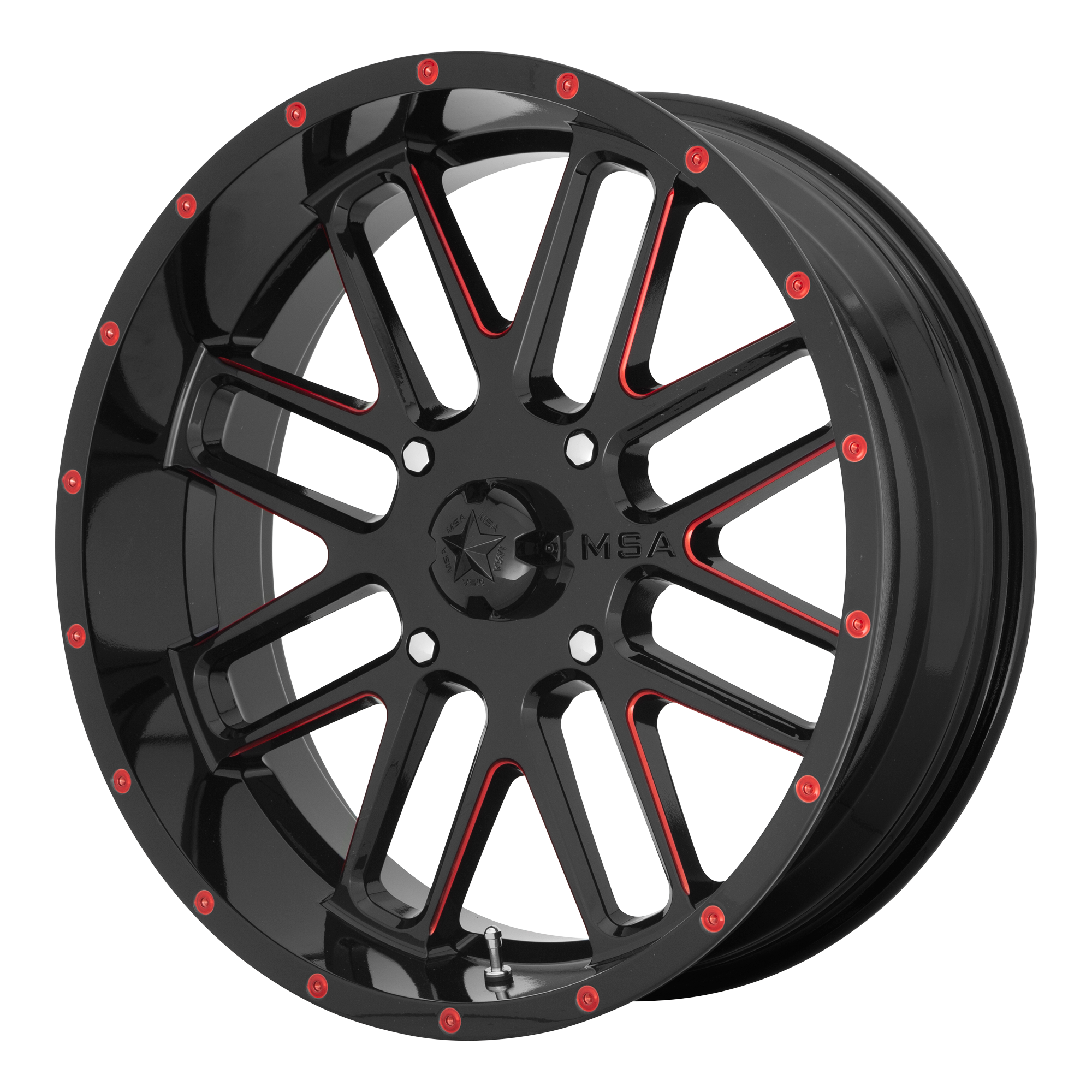 BANDIT UTV 22X7 4X137 G-BLK MILL RTCC 00 | MSA Offroad Wheels