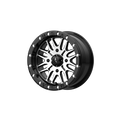 BRUTE UTV BL 14X7 4X110 G-BLK MACH 10MM | MSA Offroad Wheels