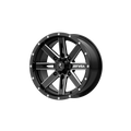 BOXER UTV 14X7 4X110 G-BLK MILL -47MM | MSA Offroad Wheels