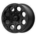 CANNON UTV BL 15X7 4X137 S-BLK 25MM | MSA Offroad Wheels