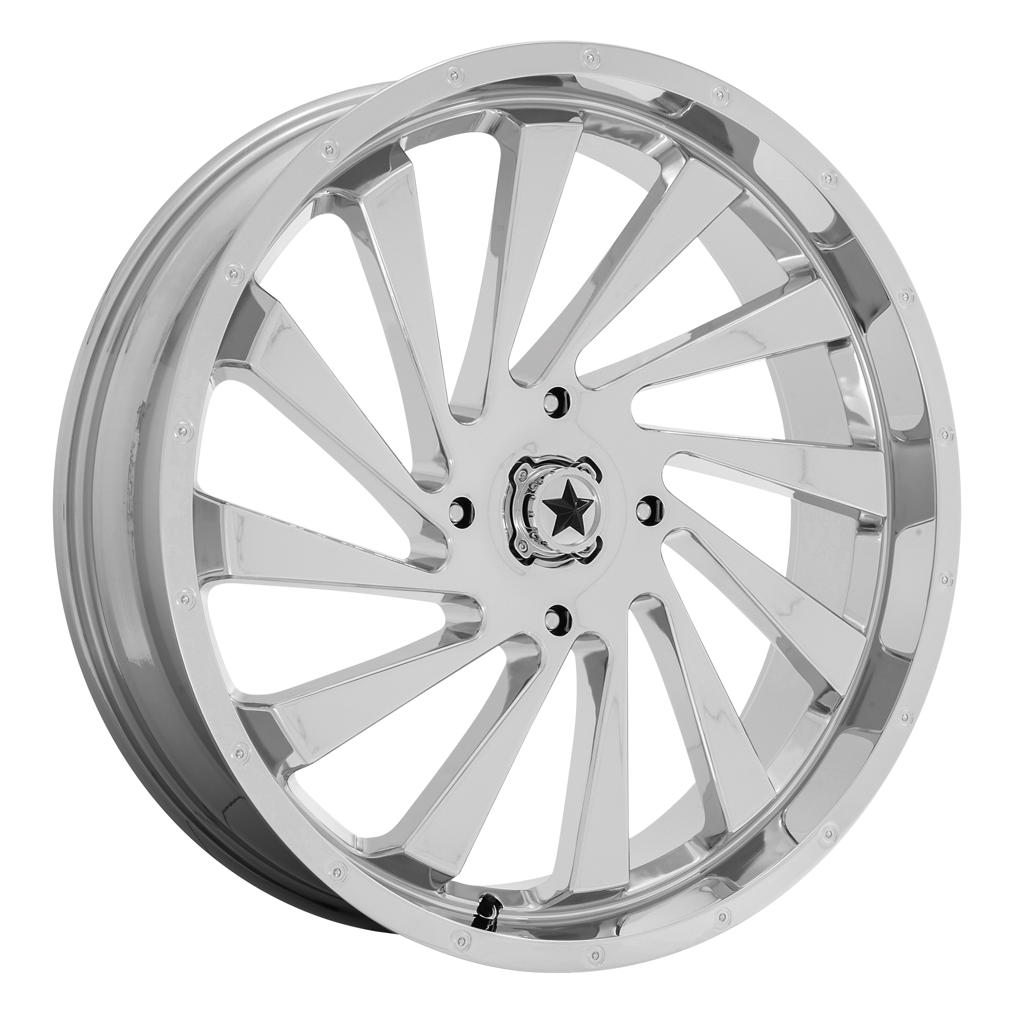 BLADE UTV 18X7 4X156 115 CHROME +0 | MSA Offroad Wheels