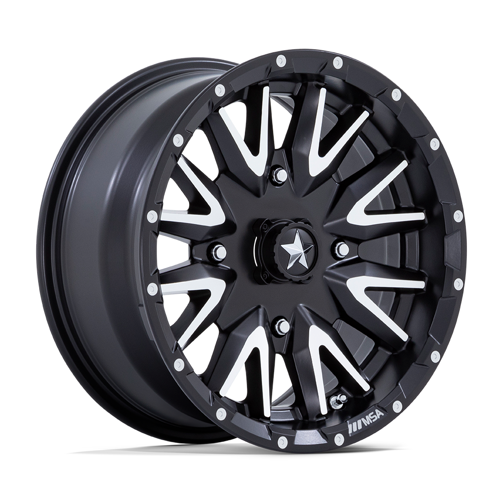 CREED UTV 24X7 4X156 115 +0 M-BLK MCH | MSA Offroad Wheels
