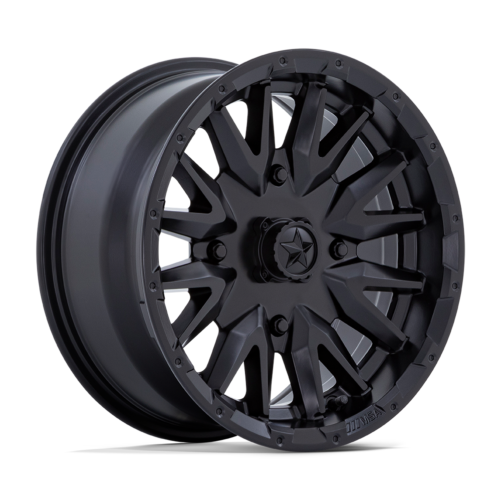 CREED UTV 14X7 4X110 86 +10 M-BLK | MSA Offroad Wheels