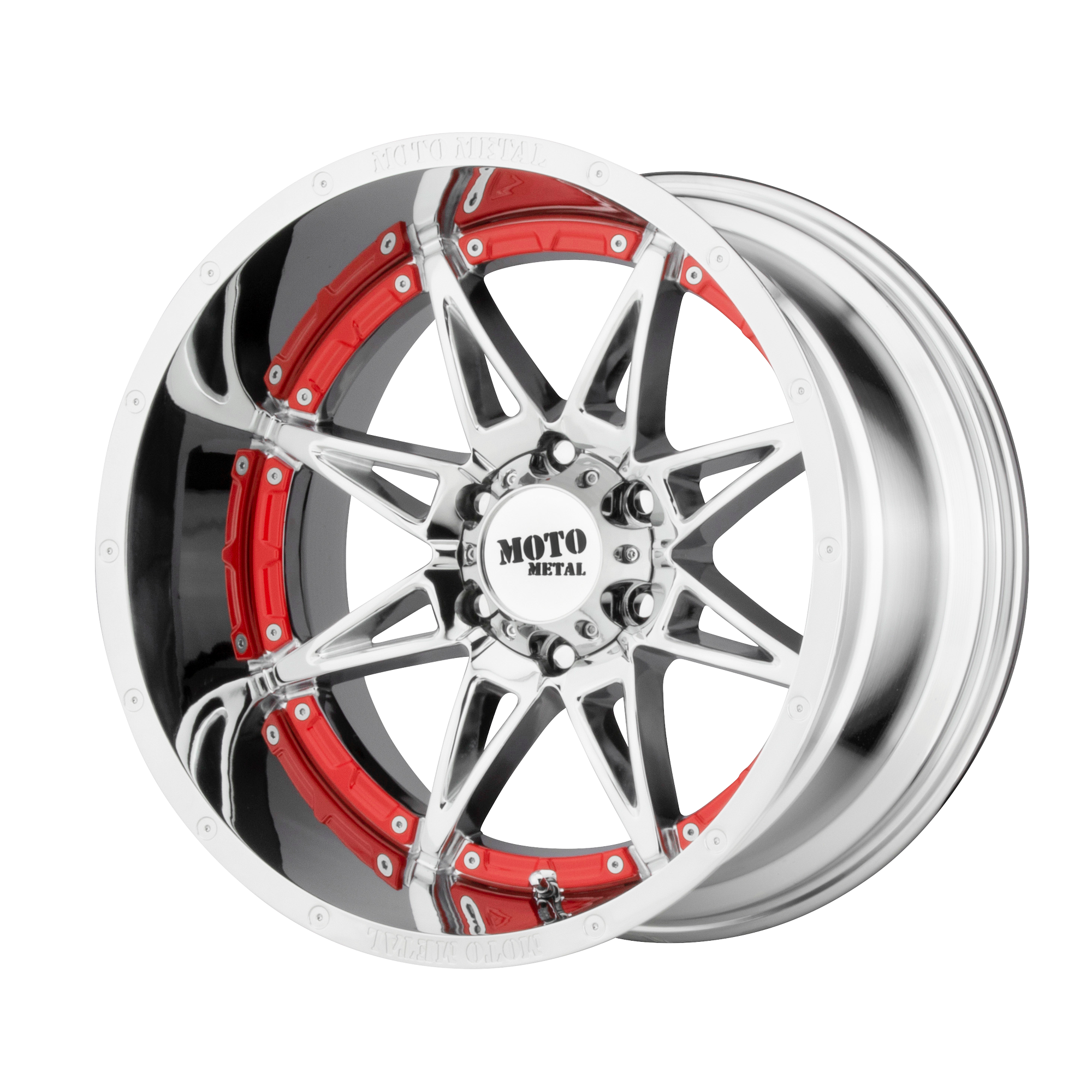 MO993 20X9 6X4.5 CHROME 18MM  CB 66.1 | Moto Metal