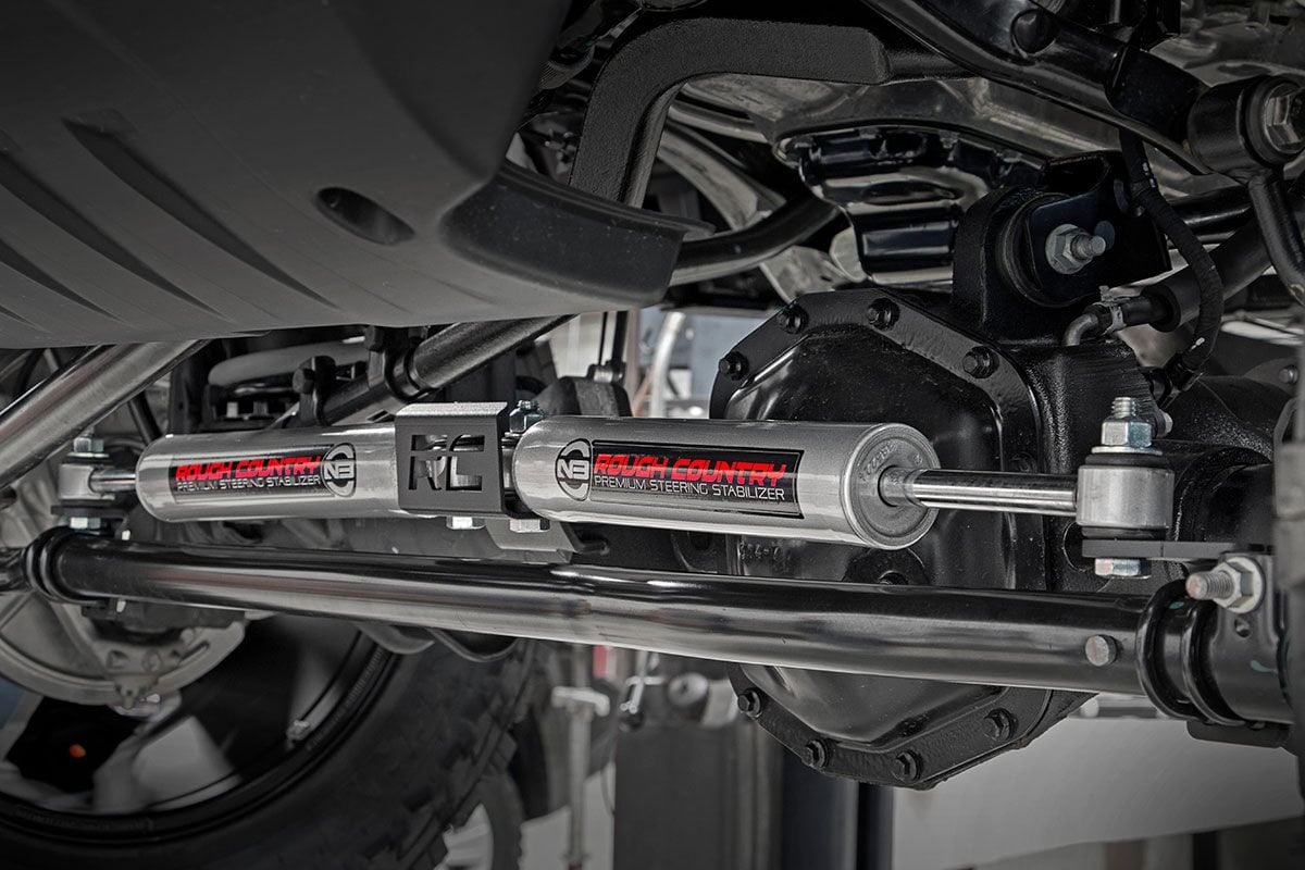 N3 Steering Stabilizer | Dual | 2.5-8 Inch Lift | Jeep Gladiator JT/Wrangler JL (18-26)