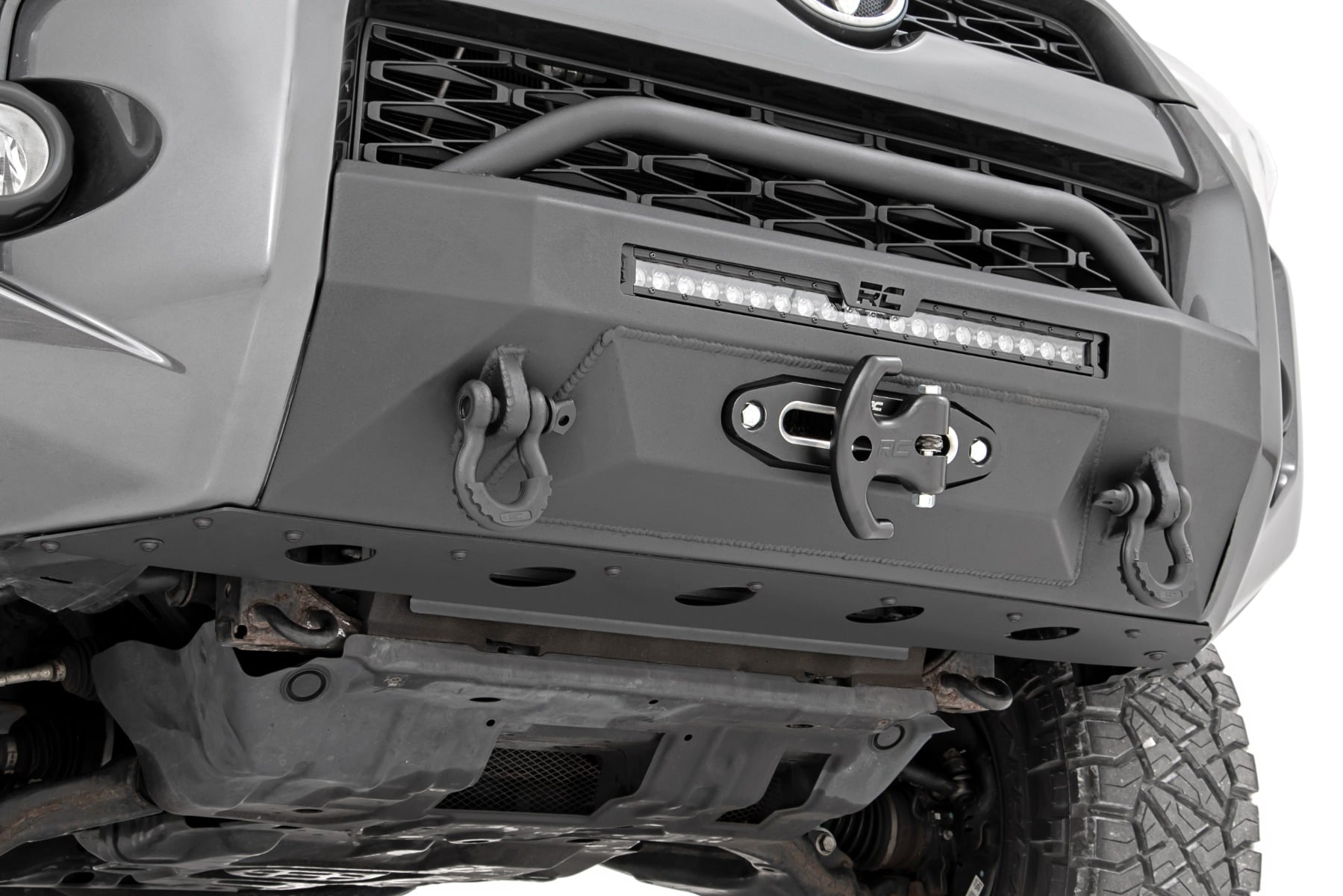 Front Bumper | Hybrid | 20" Blk DRL | Toyota 4Runner 2WD/4WD (2014-2024)