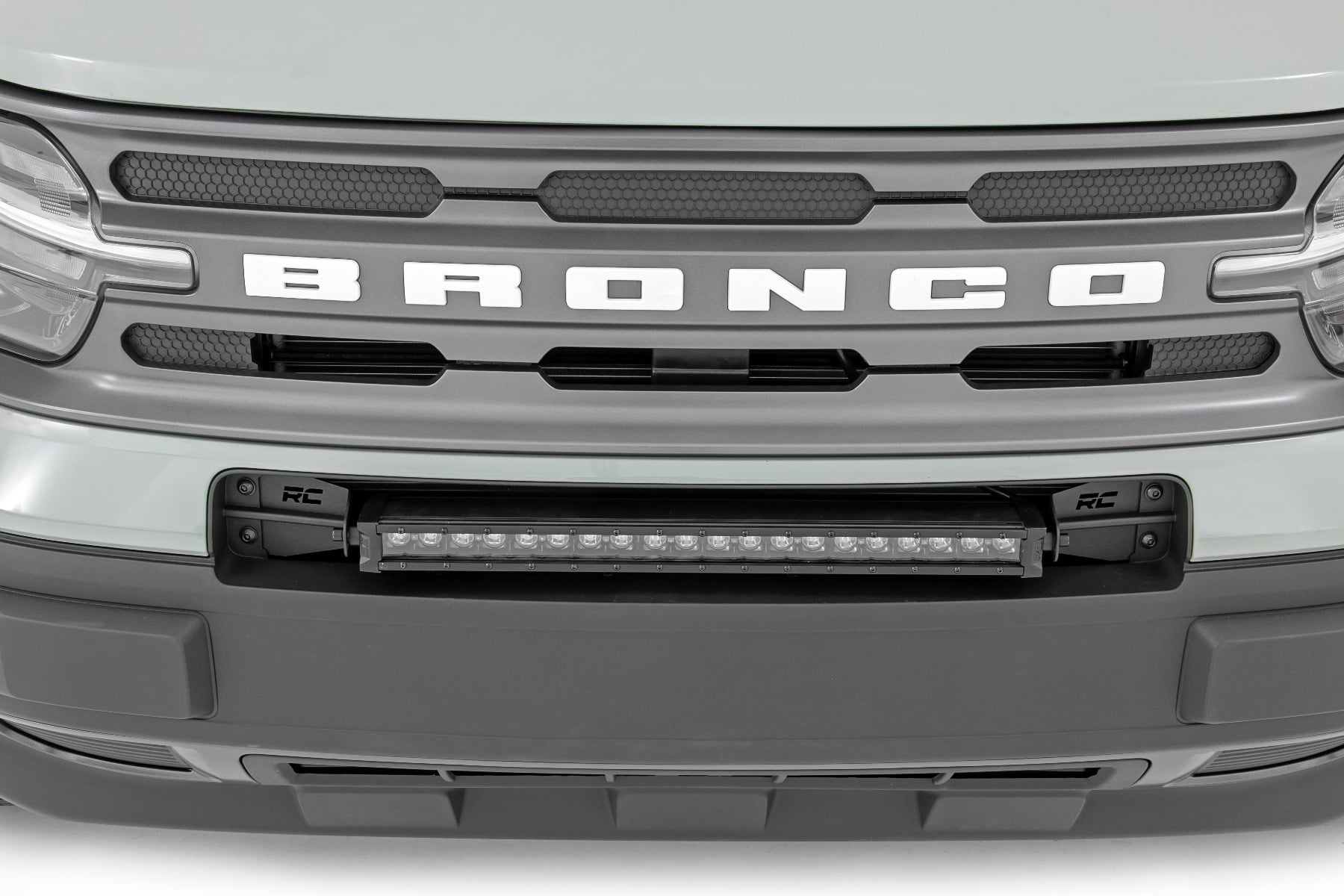 LED Light Kit | Bumper Mount | 20" Black Single Row | Ford Bronco Sport (21-26)