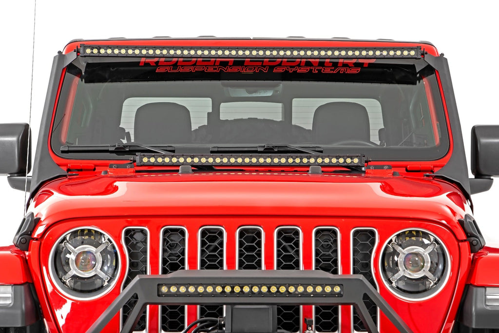 2022 Jeep Wrangler Lift and Wheels - 3.5 Inch Lift Kit - 9 Inch LED Headlights