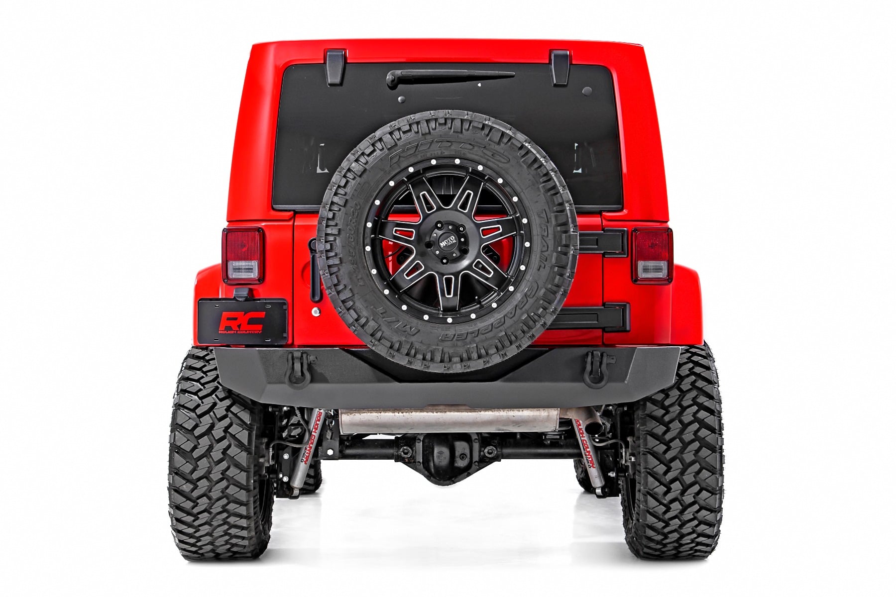 2016 Jeep Wrangler Armored Trail Package - 4 Inch Lift Kit - Rear Bumper