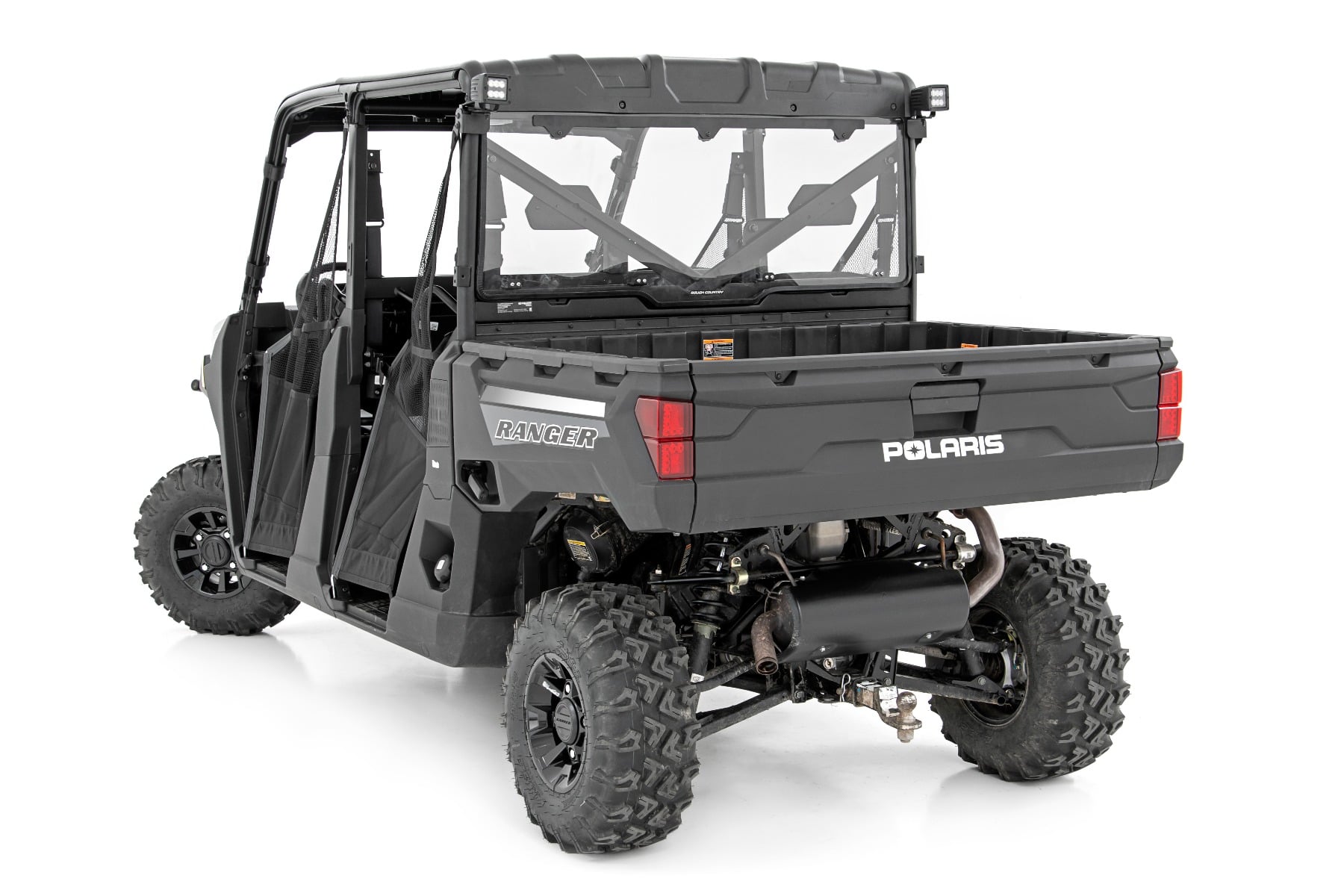 LED Light Kit | Rear Mount | 2" Black Pair | Flood | Polaris Ranger XP 1000