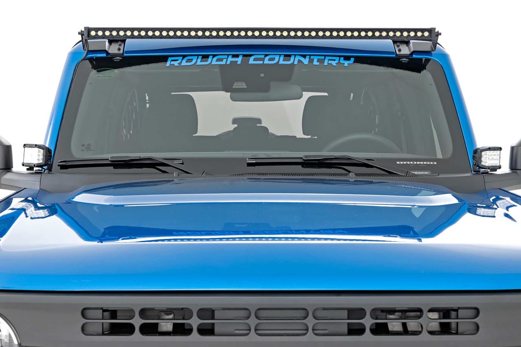 LED Light Kit | Ditch Mount | 2" Black Pair | Spot Pattern | Ford Bronco (21-26)