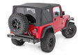 Soft Top | Replacement | Black | Half Doors | Jeep Wrangler YJ 4WD (87-95)